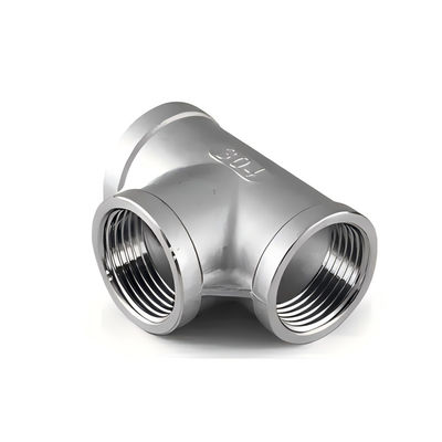 1.2 Zoll Durchmesser Einlass-Auslass Wasser Tee 304 / 316 Edelstahl HW-15